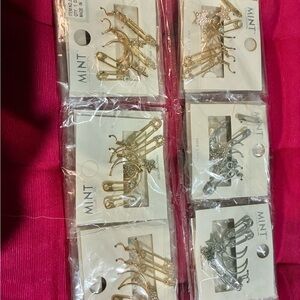 Mint Fashion Gold and Silver Tone earrings Collection pack of 12 pieces